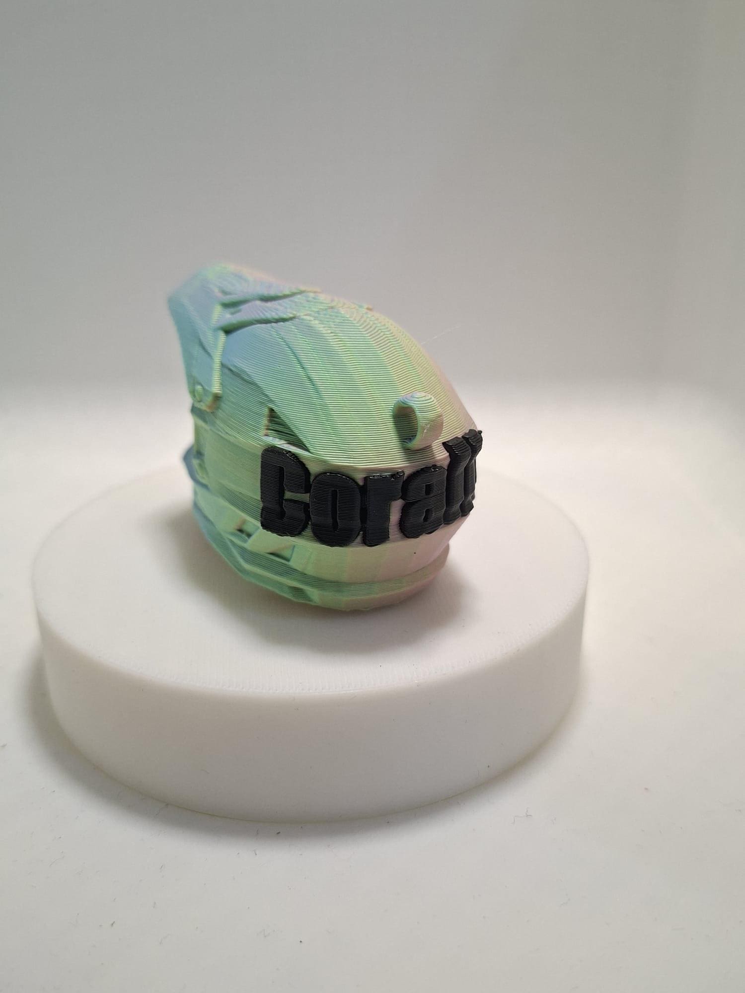 Porte-Clés Casque Motocross 3D personnalisable - Cadeau Motard Cross