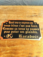 Cadre Kaamelott Citation Karadoc "C'est Pas Faux" - Déco Murale Humour - Impression 3D