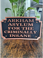Cadre Arkham Asylum 3D - Décoration Murale Batman