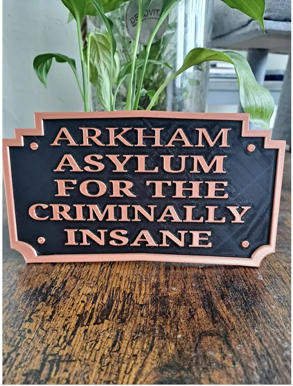 Cadre Arkham Asylum 3D - Décoration Murale Batman