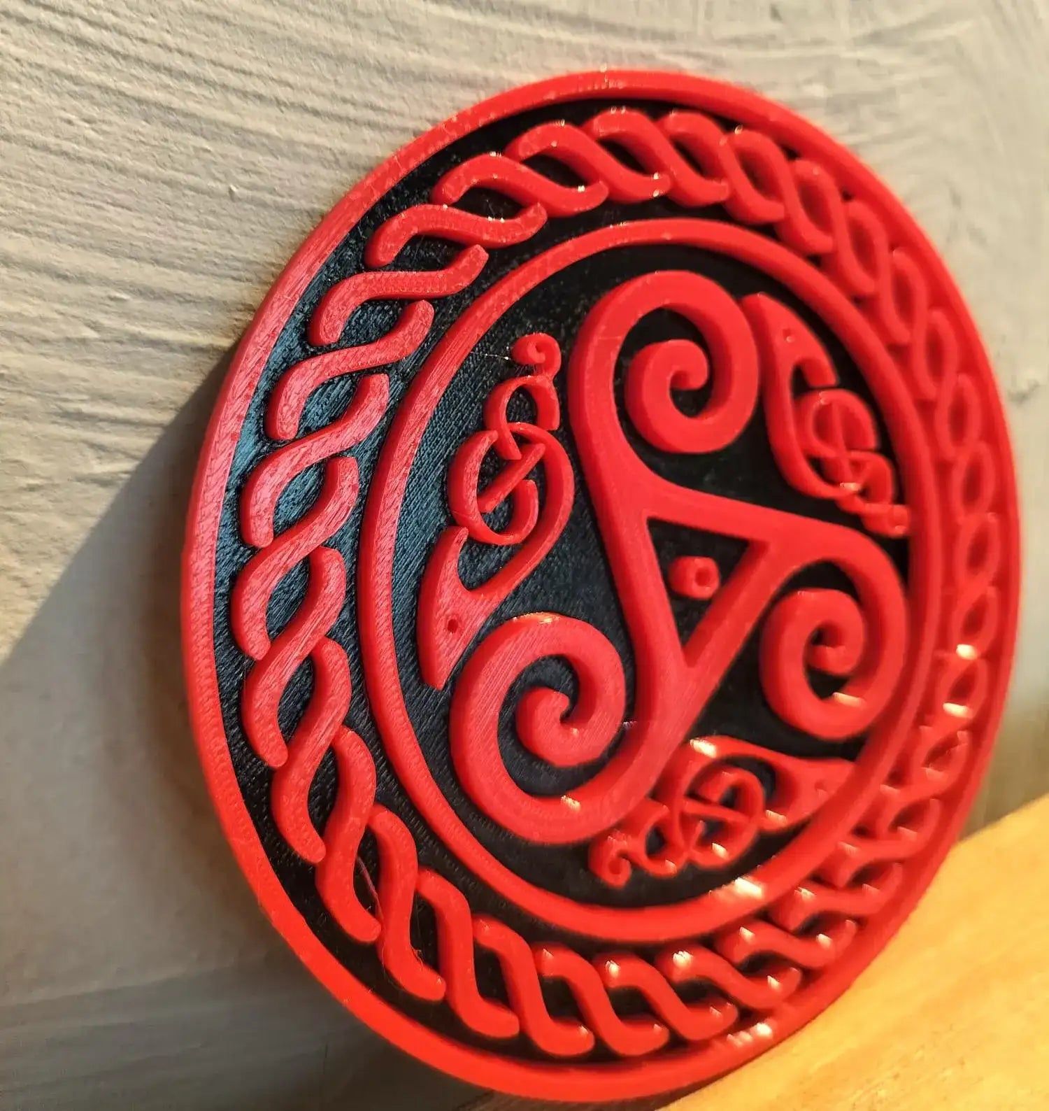 Triskell Celtique 14cm - Décoration Murale 3D Artisanale