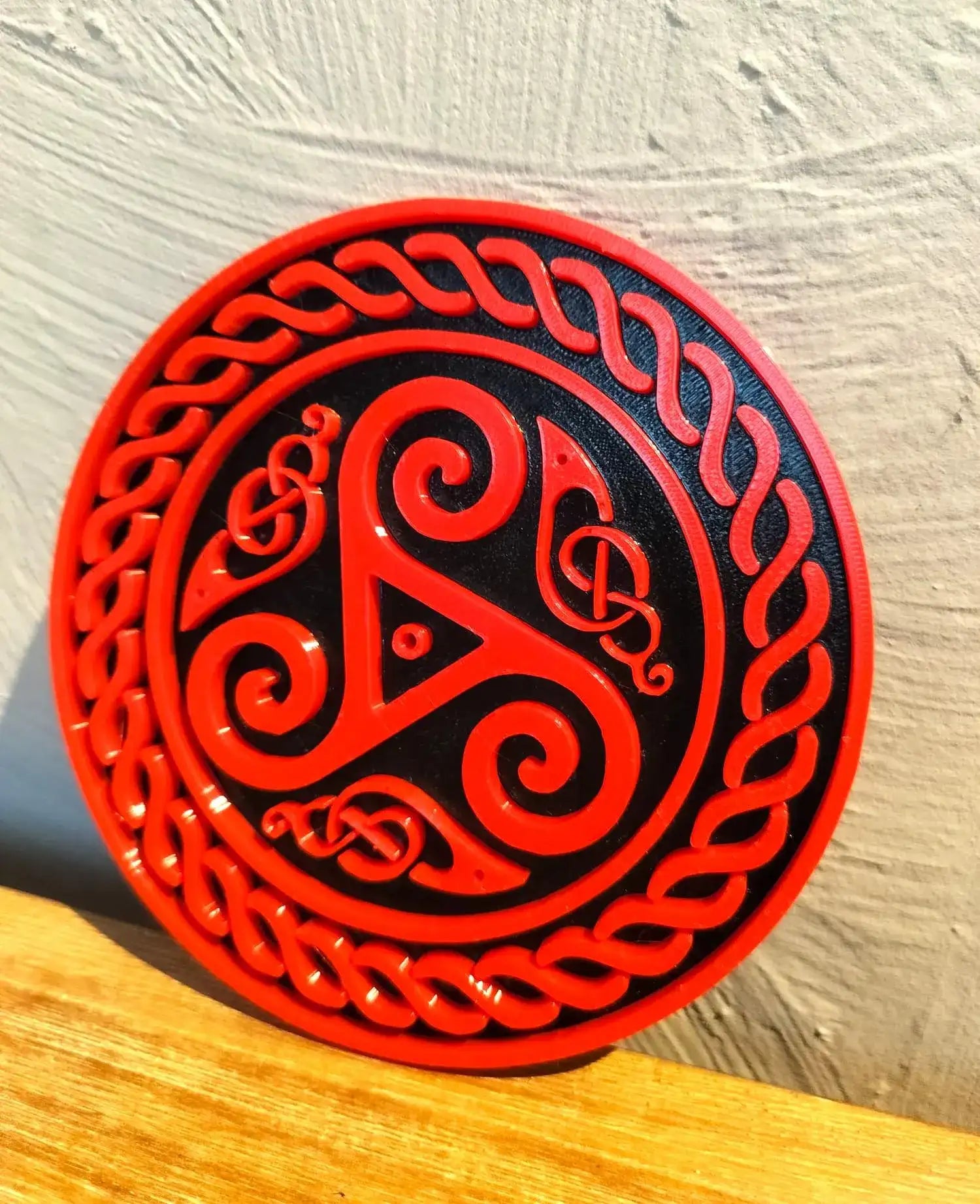 Triskell Celtique 14cm - Décoration Murale 3D Artisanale