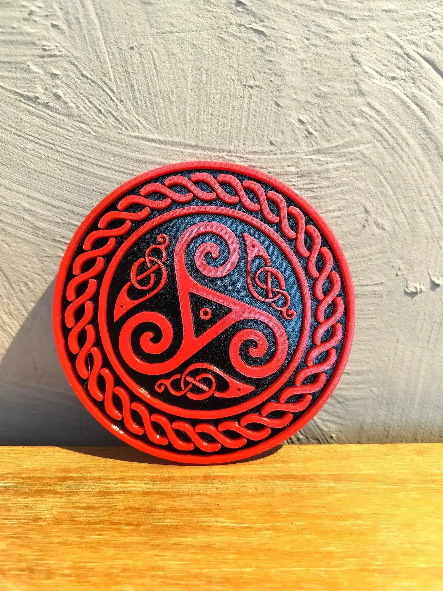 Triskell Celtique 14cm - Décoration Murale 3D Artisanale