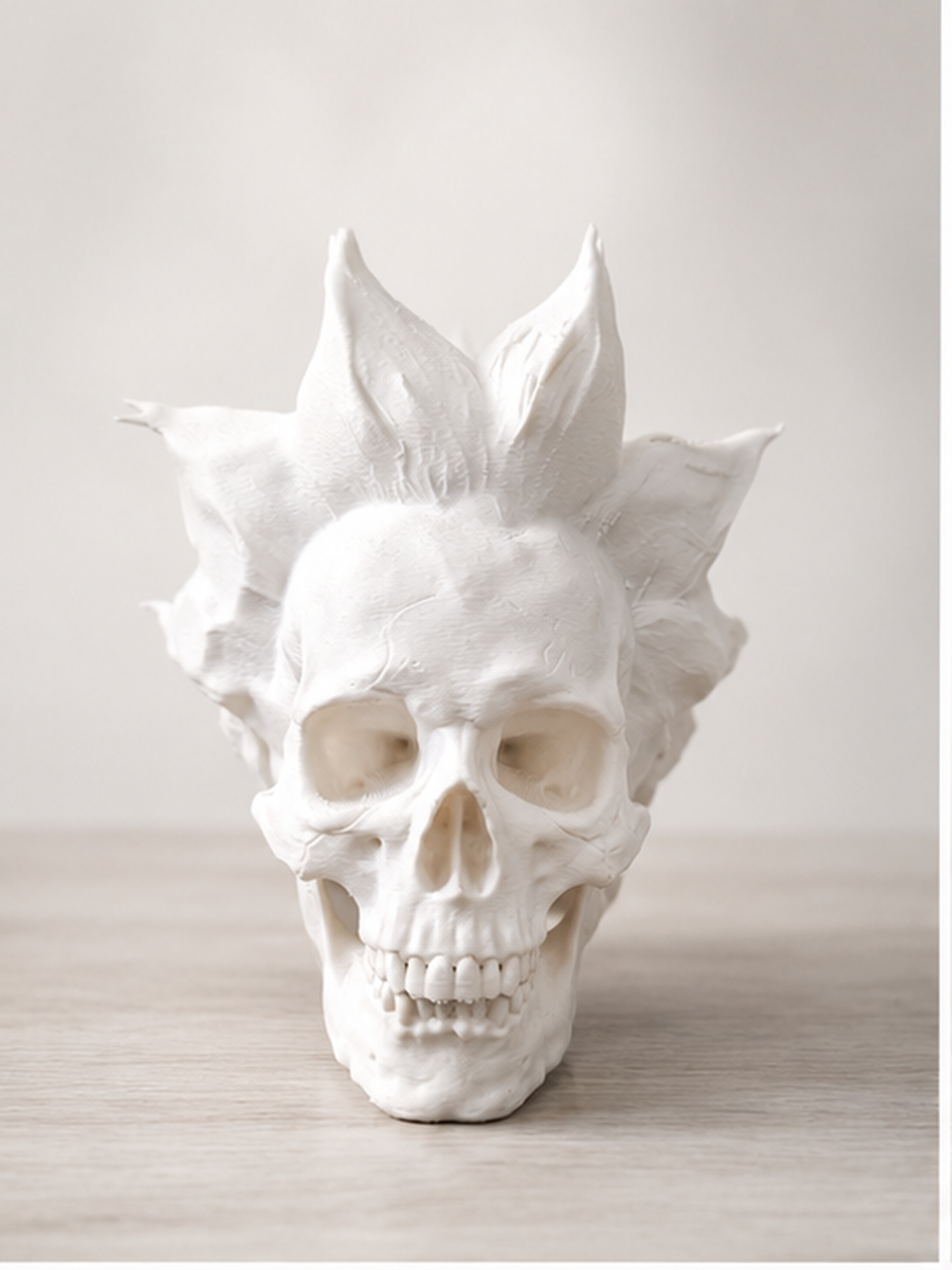 Crâne de Rick Sanchez – Figurine 3D à peindre ou décoration