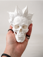 Crâne de Rick Sanchez – Figurine 3D à peindre ou décoration